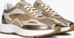 bronskleurig floris van bommel lage sneakers sfw-10101