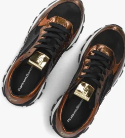 bronzen floris van bommel lage sneakers sfw-10098 blokki