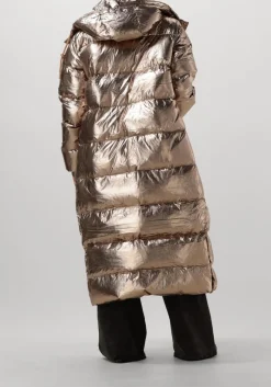 bronzen janice gewatteerde jas derrick