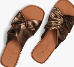 bronzen lina locchi slippers 126230477
