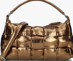 bronzen núnoo schoudertas lily braided recycled