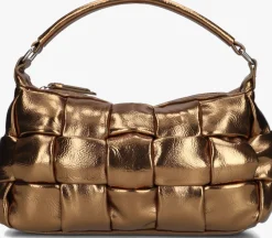 bronzen núnoo schoudertas lily braided recycled