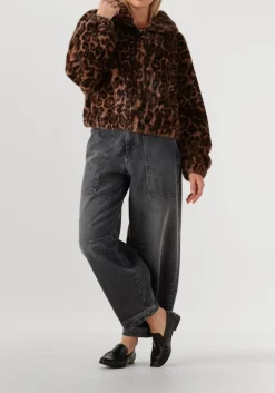 bruine alter ego faux fur jas ally