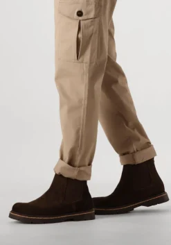 bruine birkenstock chelsea boots highwood slip on men