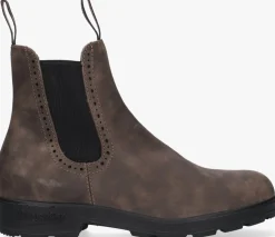 bruine blundstone chelsea boots women's high top