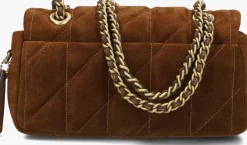 bruine coach handtas qlt tabby 20