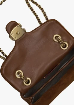 bruine coach handtas qlt tabby 20