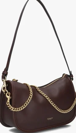 bruine coach handtas waverly bag