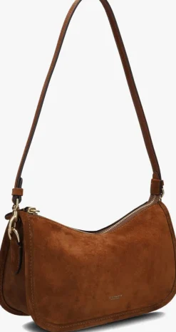 bruine coach handtas waverly bag