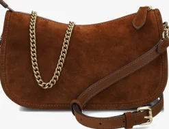 bruine coach handtas waverly bag