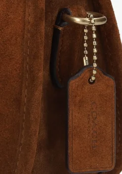 bruine coach handtas waverly bag