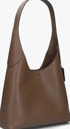 bruine coach schoudertas brooklyn 28