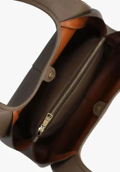 bruine coach schoudertas lana