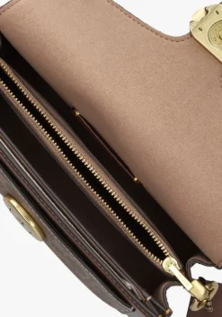 bruine coach schoudertas tabby 20