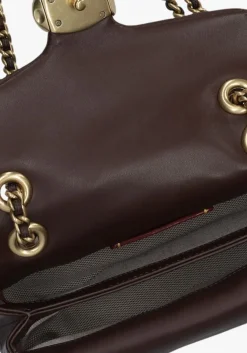 bruine coach schoudertas tabby 20 qlt