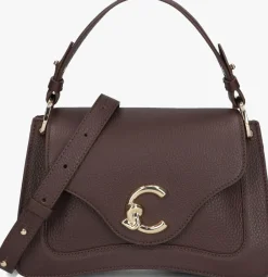 bruine coccinelle schoudertas c-me