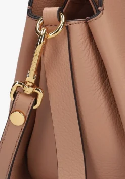 bruine coccinelle schoudertas boheme grana double