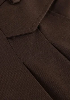 bruine co'couture minirok luna pocket pleat mini skirt