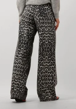 bruine co'couture straight leg jeans leo denim panel pant