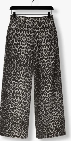 bruine co'couture straight leg jeans leo denim panel pant