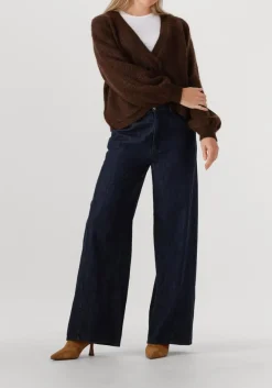 bruine co'couture trui cosy twist back knit