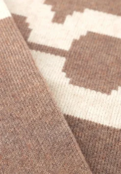 bruine co'couture trui row coco logo knit