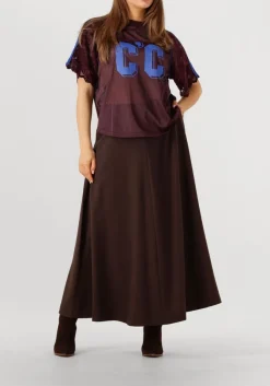 bruine copenhagen muse maxirok cmtailor-skirt