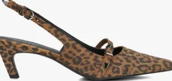 bruine dante6 slingbacks shay leopard pumps