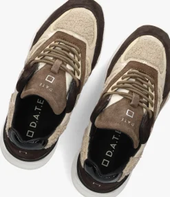 bruine d.a.t.e lage sneakers fuga dames