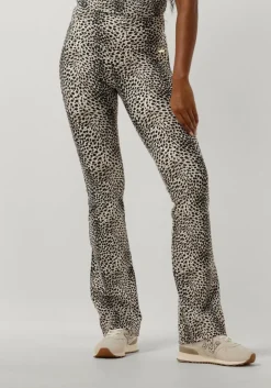 bruine deblon sports flared broek celine flared leggings