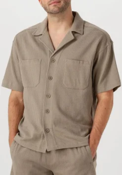 bruine drykorn casual overhemd lauwernz 522160