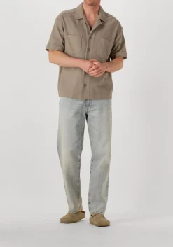 bruine drykorn casual overhemd lauwernz 522160