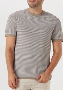 bruine drykorn t-shirt valentin 424043