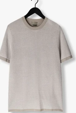 bruine drykorn t-shirt valentin 424043