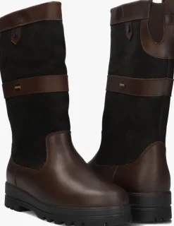 bruine dubarry hoge laarzen donegal dames