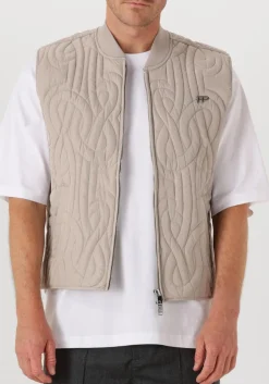 bruine filling pieces bodywarmer quilted vest