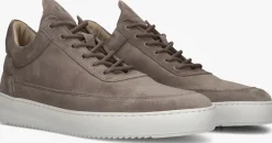 bruine filling pieces lage sneakers low top org sue