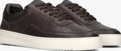 bruine filling pieces lage sneakers mondo grain
