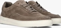 bruine filling pieces lage sneakers mondo suede lux