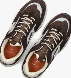 bruine filmore lage sneakers yali