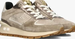 bruine floris van bommel lage sneakers sfw-10084 blokki