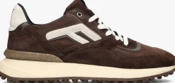 bruine floris van bommel lage sneakers sfm-10139 noppi