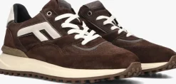 bruine floris van bommel lage sneakers sfm-10139 noppi