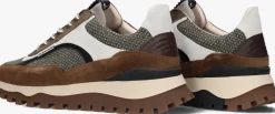 bruine floris van bommel lage sneakers sfm-10156 de grommer