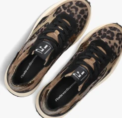 bruine floris van bommel lage sneakers sfw-10085 noppi