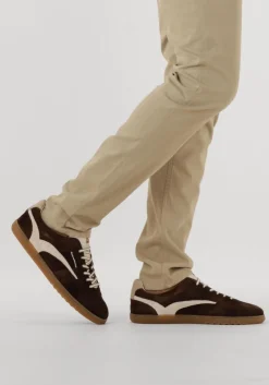 bruine floris van bommel lage sneakers sfm-10224 de zaler