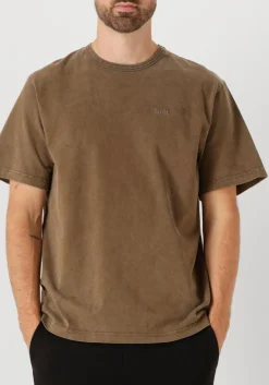 bruine forét t-shirt oak faded wash t-shirt