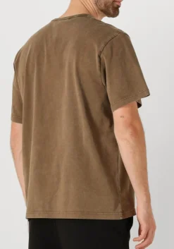 bruine forét t-shirt oak faded wash t-shirt