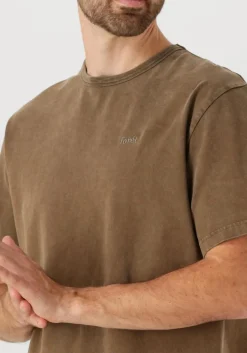 bruine forét t-shirt oak faded wash t-shirt
