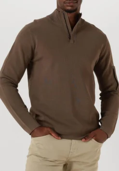 bruine genti trui turtle zip